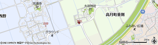 滋賀県長浜市高月町重則89周辺の地図