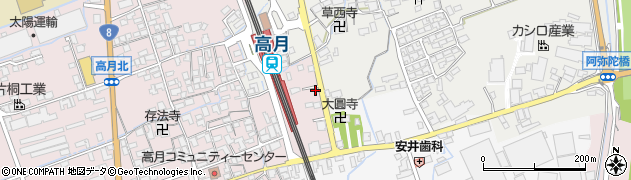 滋賀県長浜市高月町高月15周辺の地図