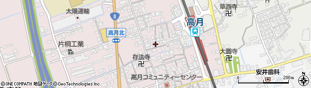 滋賀県長浜市高月町高月525周辺の地図