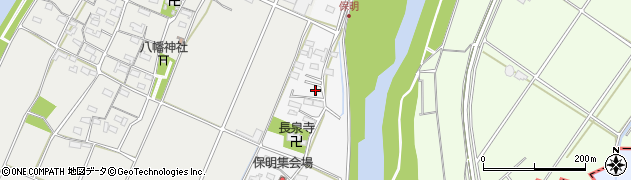 岐阜県関市保明周辺の地図