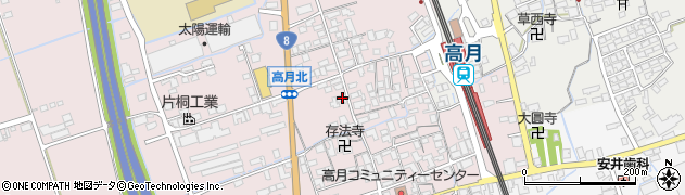 滋賀県長浜市高月町高月509周辺の地図