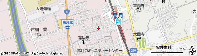 滋賀県長浜市高月町高月530周辺の地図