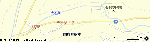 鳥取県鳥取市国府町栃本207周辺の地図