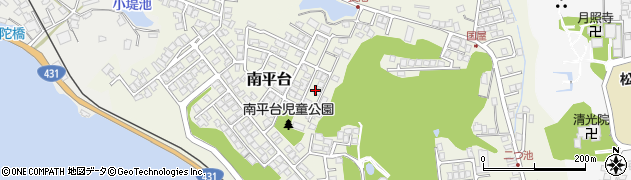 島根県松江市南平台25周辺の地図
