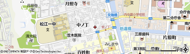 島根県松江市外中原町中ノ丁60周辺の地図