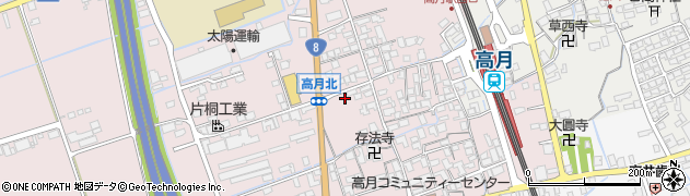 滋賀県長浜市高月町高月489周辺の地図