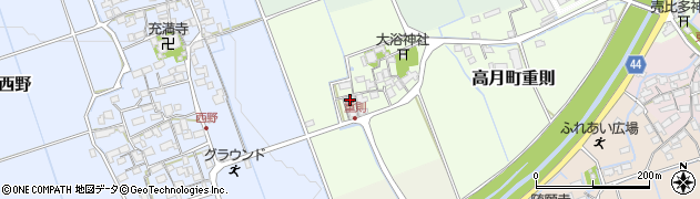 滋賀県長浜市高月町重則90周辺の地図