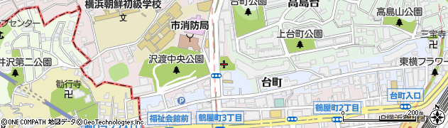 沢渡公園周辺の地図