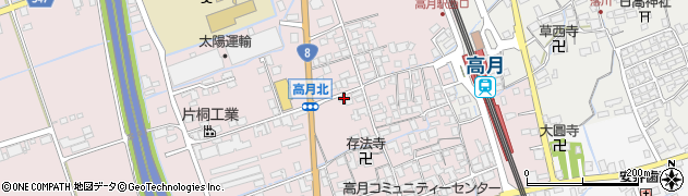 滋賀県長浜市高月町高月554周辺の地図