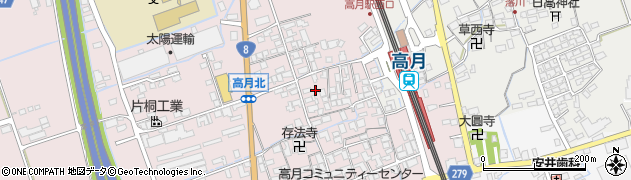 滋賀県長浜市高月町高月516周辺の地図