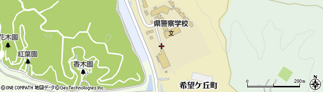 岐阜県関市希望ケ丘町周辺の地図