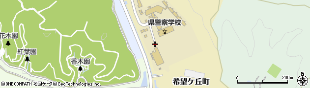 岐阜県関市希望ケ丘町周辺の地図