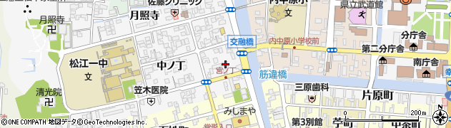 島根県松江市外中原町中ノ丁62周辺の地図