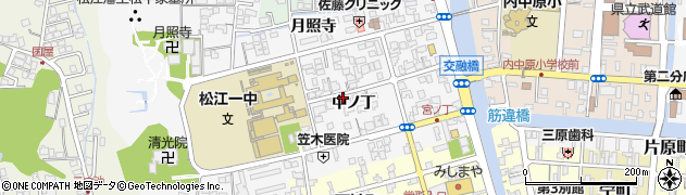 島根県松江市外中原町中ノ丁70周辺の地図