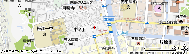 島根県松江市外中原町中ノ丁67周辺の地図