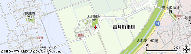 滋賀県長浜市高月町重則72周辺の地図