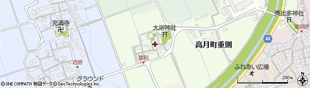 滋賀県長浜市高月町重則102周辺の地図