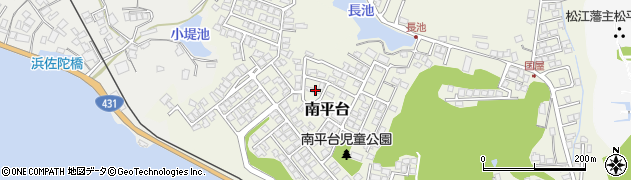 島根県松江市南平台19周辺の地図