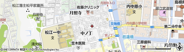 島根県松江市外中原町中ノ丁94周辺の地図