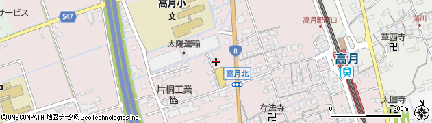 滋賀県長浜市高月町高月911周辺の地図