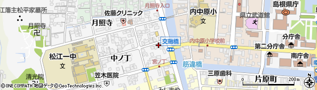 島根県松江市外中原町中ノ丁65周辺の地図