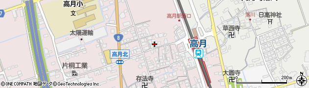 滋賀県長浜市高月町高月552周辺の地図