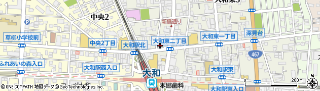 リファインド・スポット大和店周辺の地図