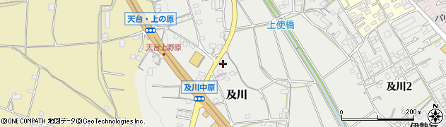 神奈川県厚木市及川1086周辺の地図