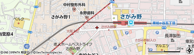 さがみ野駅前駐車場周辺の地図