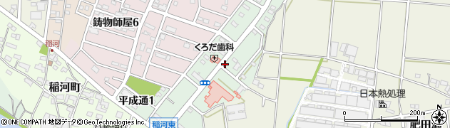 岐阜県関市平成通周辺の地図