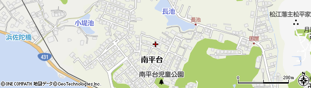 島根県松江市南平台20周辺の地図