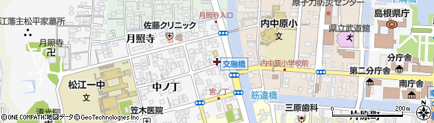 島根県松江市外中原町中ノ丁98周辺の地図