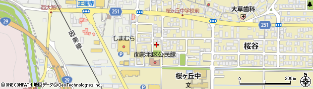 鳥取県鳥取市桜谷710周辺の地図