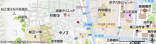 島根県松江市外中原町中ノ丁97周辺の地図