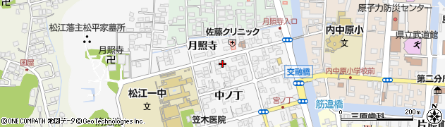 島根県松江市外中原町中ノ丁108周辺の地図