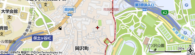 神奈川県横浜市保土ケ谷区岡沢町33周辺の地図