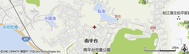 島根県松江市南平台21周辺の地図