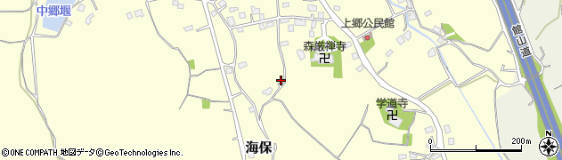 千葉県市原市海保680周辺の地図