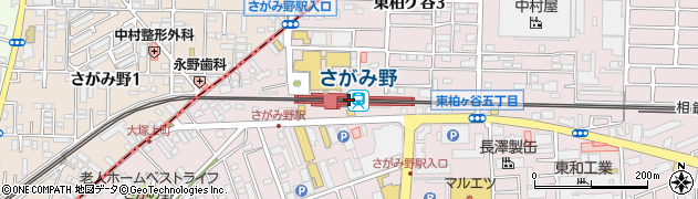 神奈川県海老名市周辺の地図