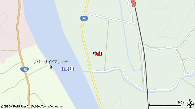 〒624-0966 京都府舞鶴市中山の地図
