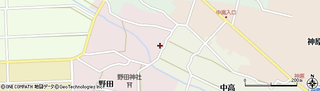 鳥取県西伯郡大山町野田62周辺の地図