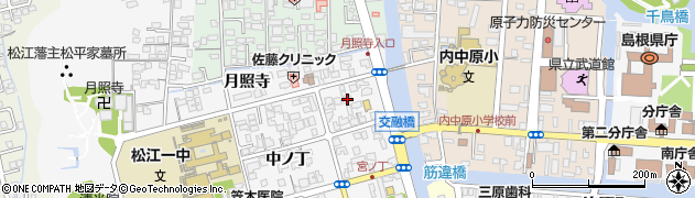 島根県松江市外中原町中ノ丁104周辺の地図