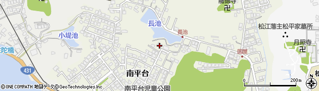 島根県松江市南平台22周辺の地図