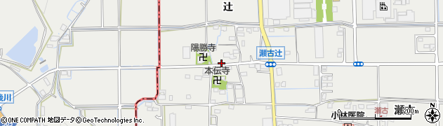 辻沢会館周辺の地図