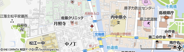 島根県松江市外中原町中ノ丁100周辺の地図