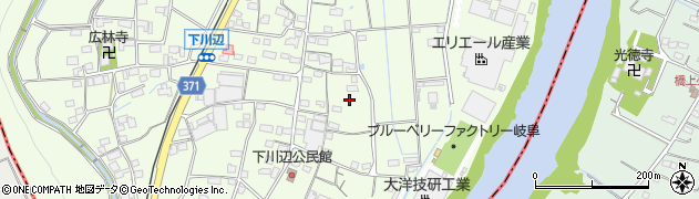岐阜県川辺町（加茂郡）下川辺周辺の地図