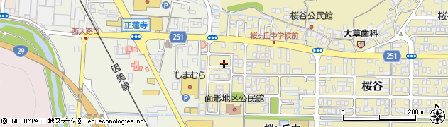 鳥取県鳥取市桜谷681周辺の地図