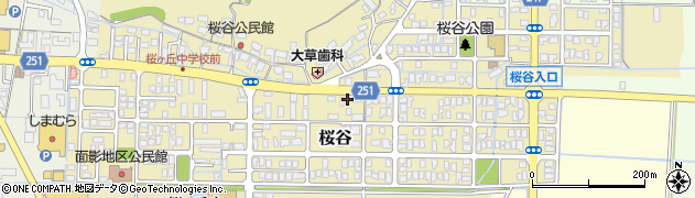 鳥取県鳥取市桜谷180周辺の地図