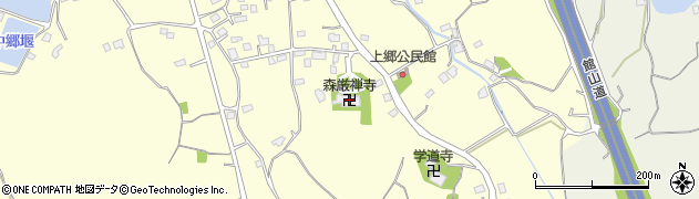 森厳禅寺周辺の地図