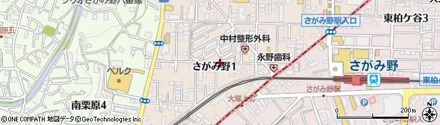 神奈川県座間市さがみ野周辺の地図